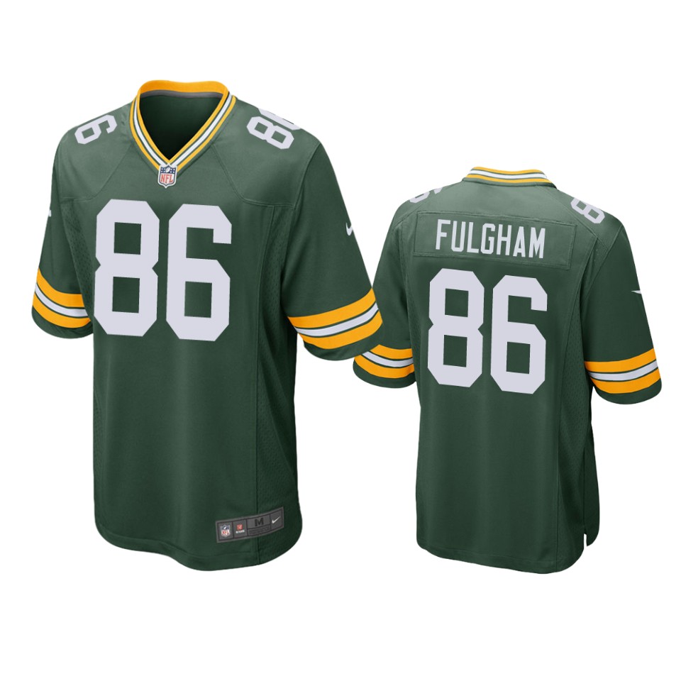 travis fulgham packers green game jersey