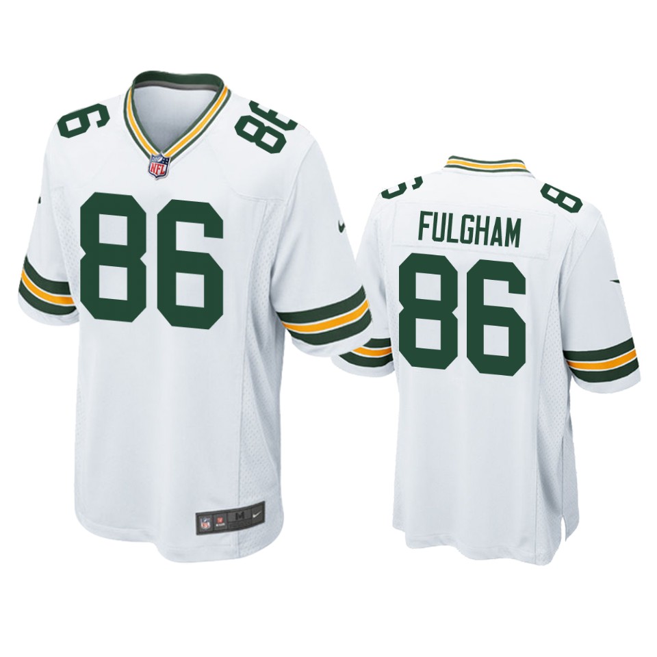 travis fulgham packers white game jersey