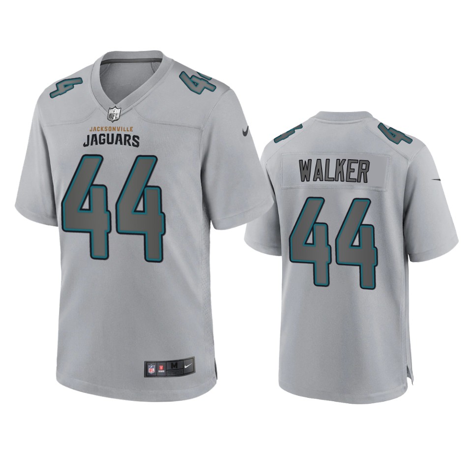 travon walker jaguars gray atmosphere fashion game jersey