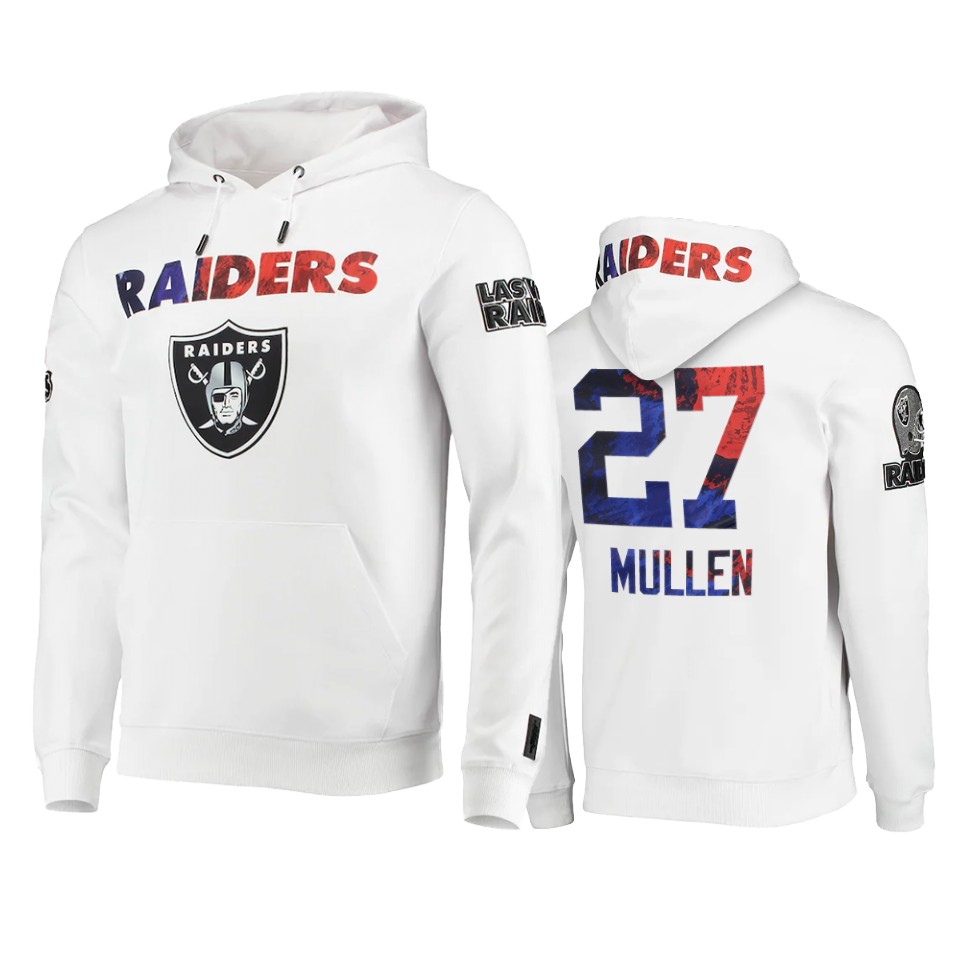 trayvon mullen raiders white americana hoodie