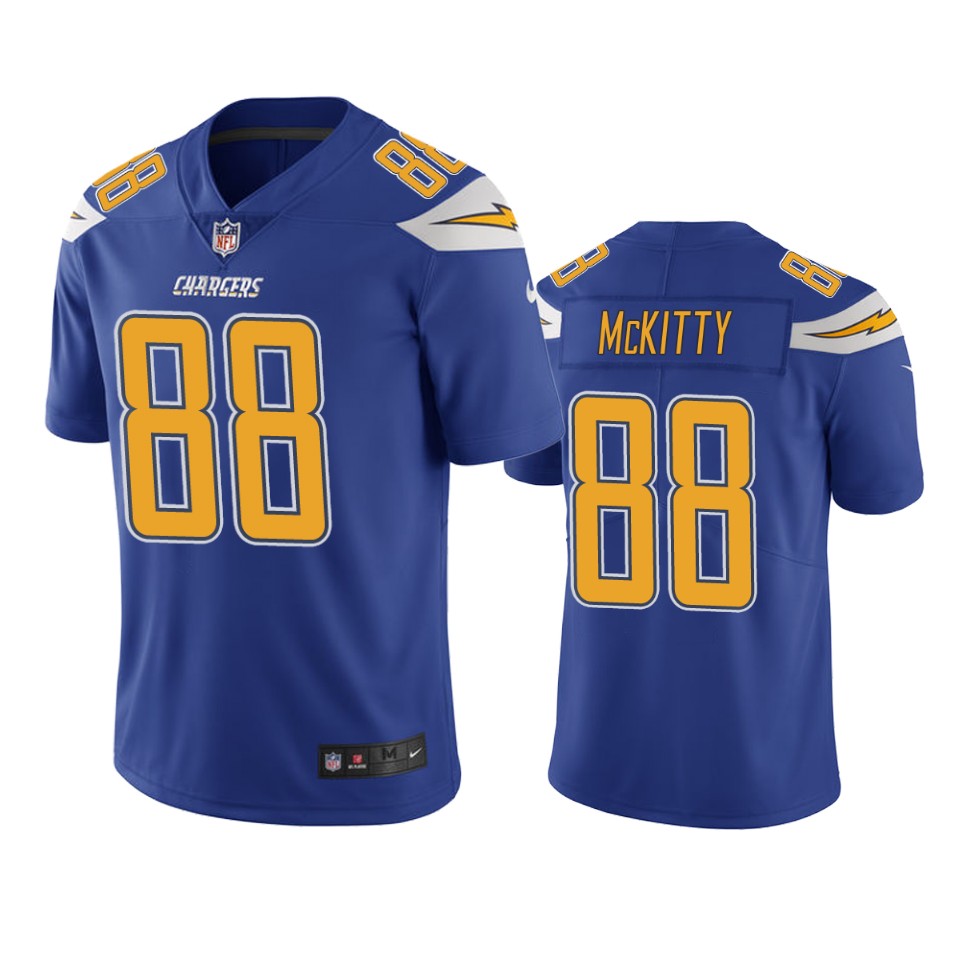 tre' mckitty chargers color rush limited royal jersey
