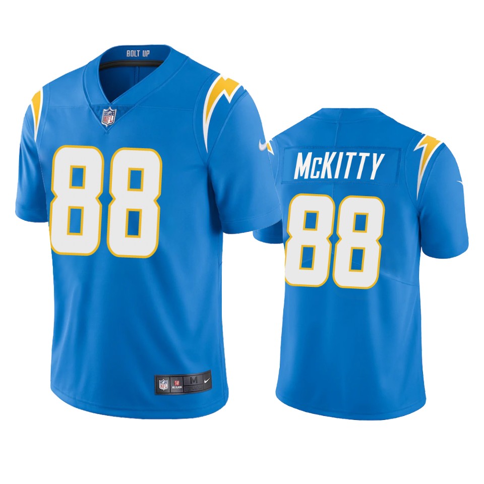 tre' mckitty chargers powder blue vapor limited jersey