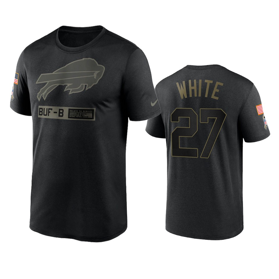 tre'davious white bills black 2020 salute to service team logo t shirt