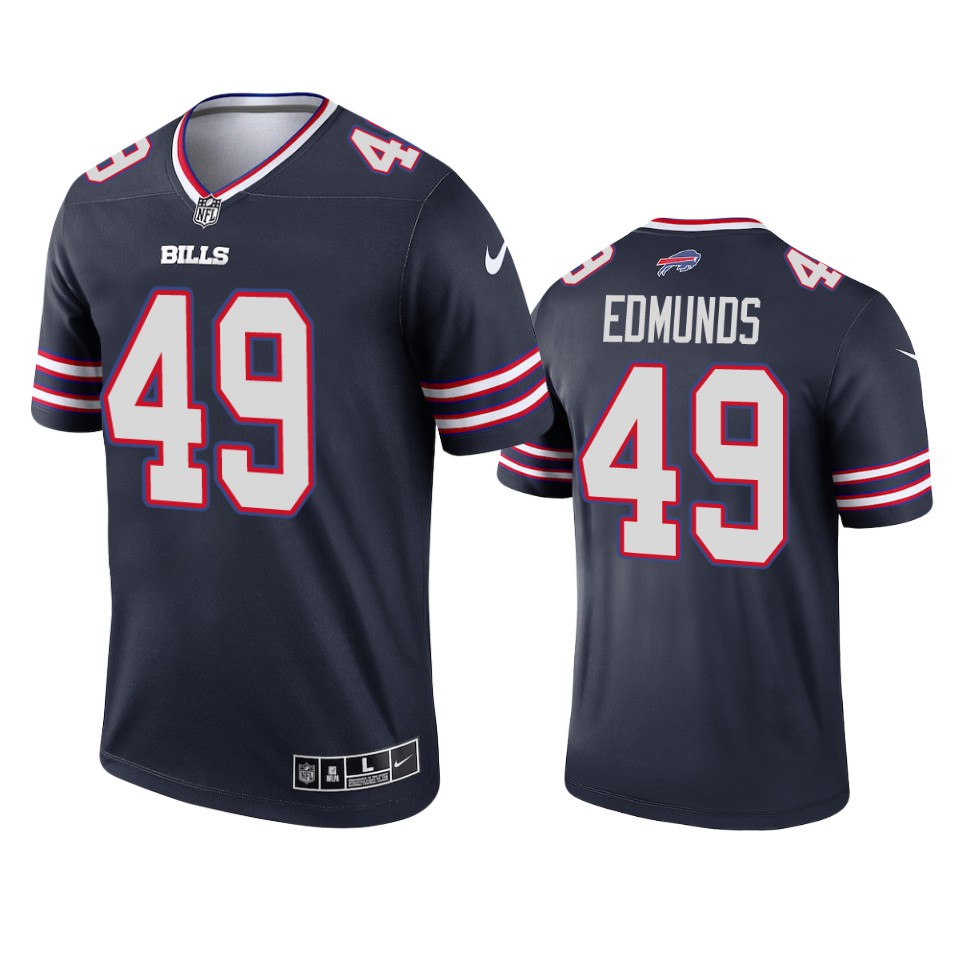tremaine edmunds bills 2021 inverted legend navy jersey