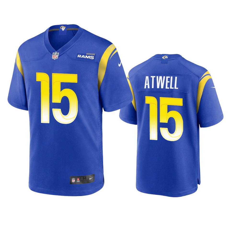 tutu atwell rams royal game jersey 1a