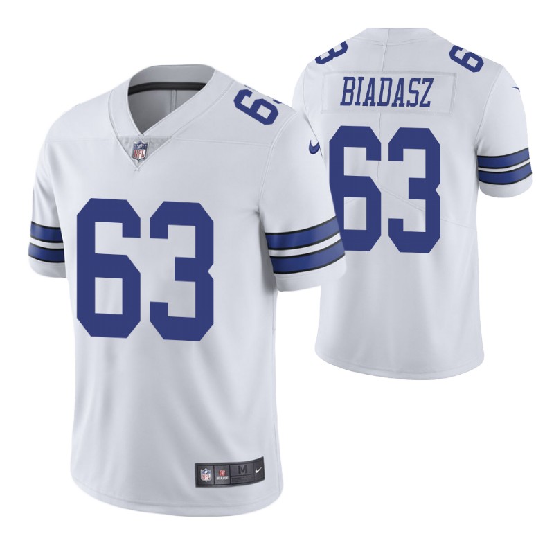 tyler-biadasz-2020-nfl-draft-vapor-color-rush-limited-jersey-white-men