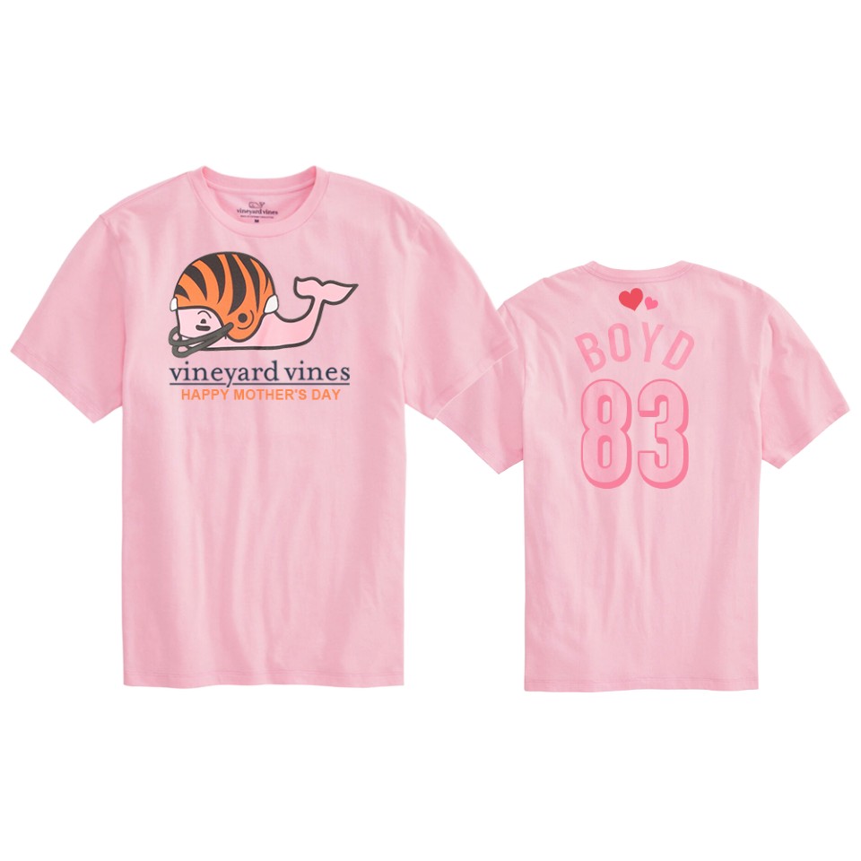 tyler boyd bengals pink mother's day t shirt