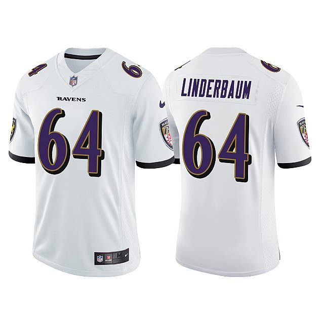 tyler-linderbaum-vapor-limited-ravens-white-jersey-middle