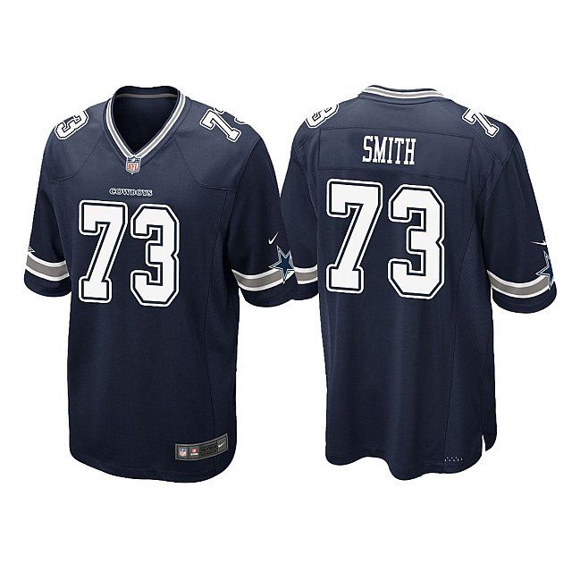 tyler-smith-cowboys-2022-nfl-draft-navy-game-jersey-middle