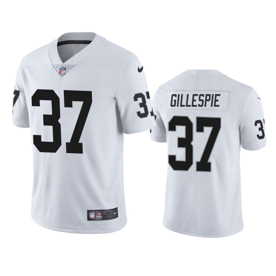 tyree gillespie raiders white vapor jersey