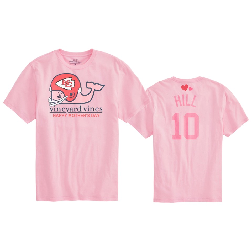 tyreek hill chiefs pink mother's day t shirt