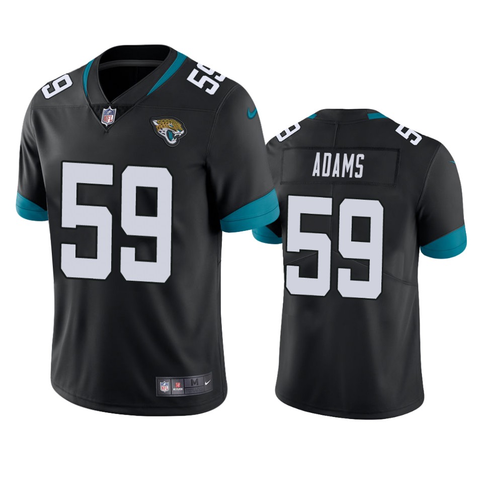tyrell adams jaguars black vapor jersey