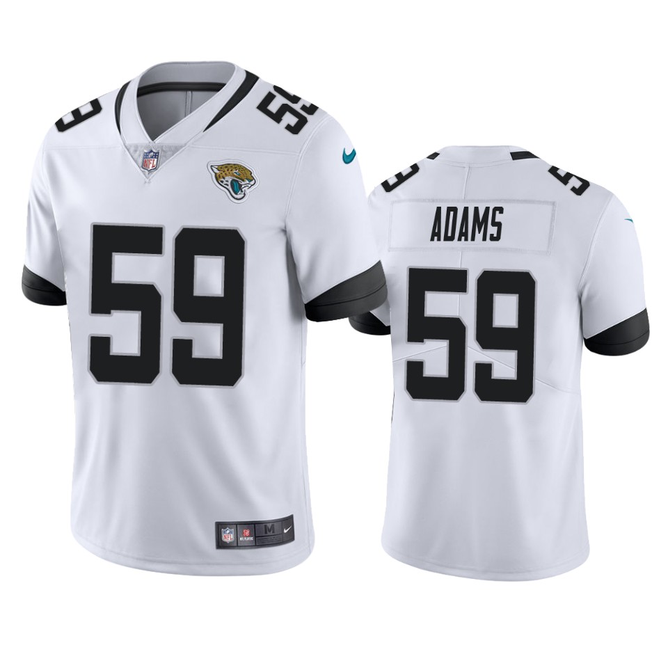 tyrell adams jaguars white vapor jersey