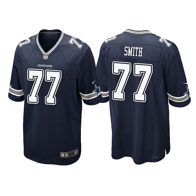 tyron-smith-cowboys-game-navy-jersey-middle