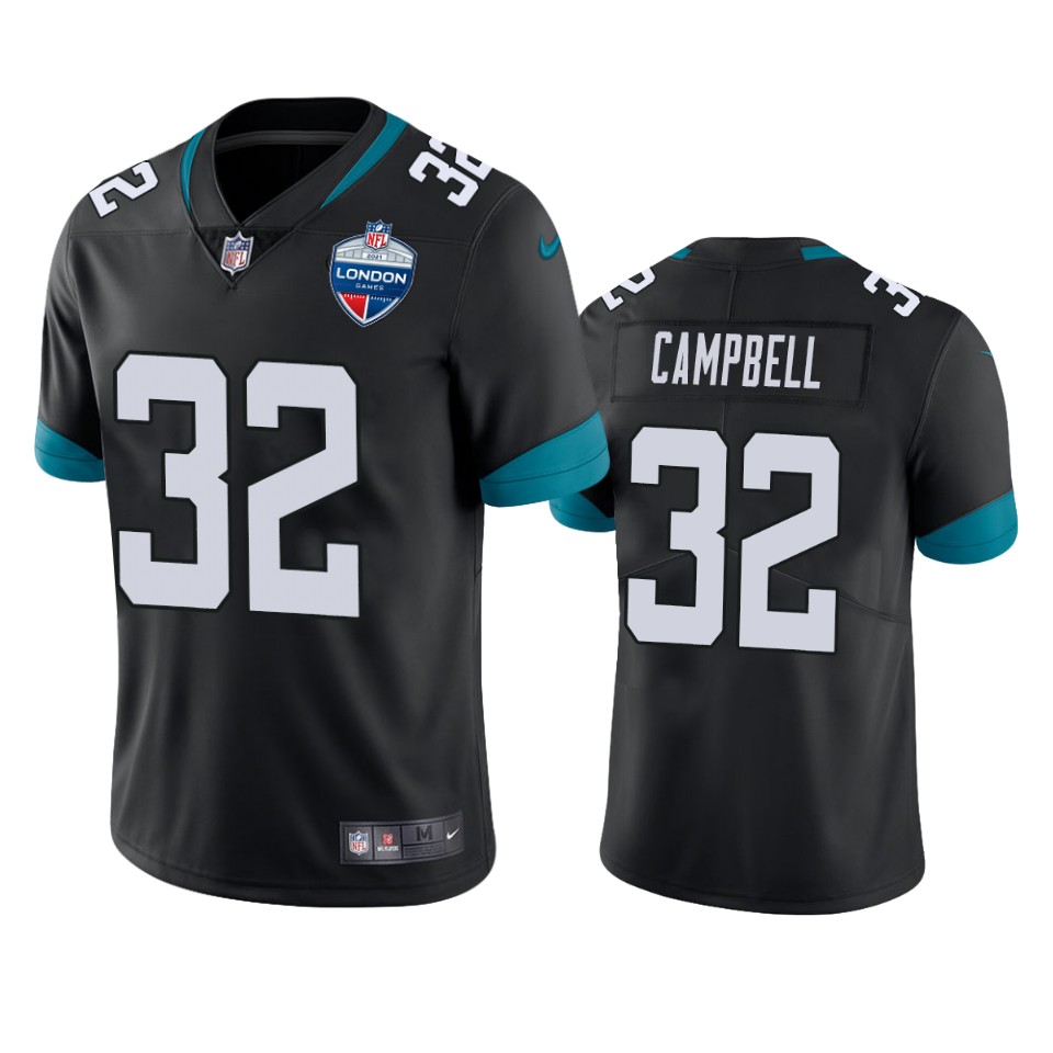 tyson campbell jaguars black vapor jersey 0a