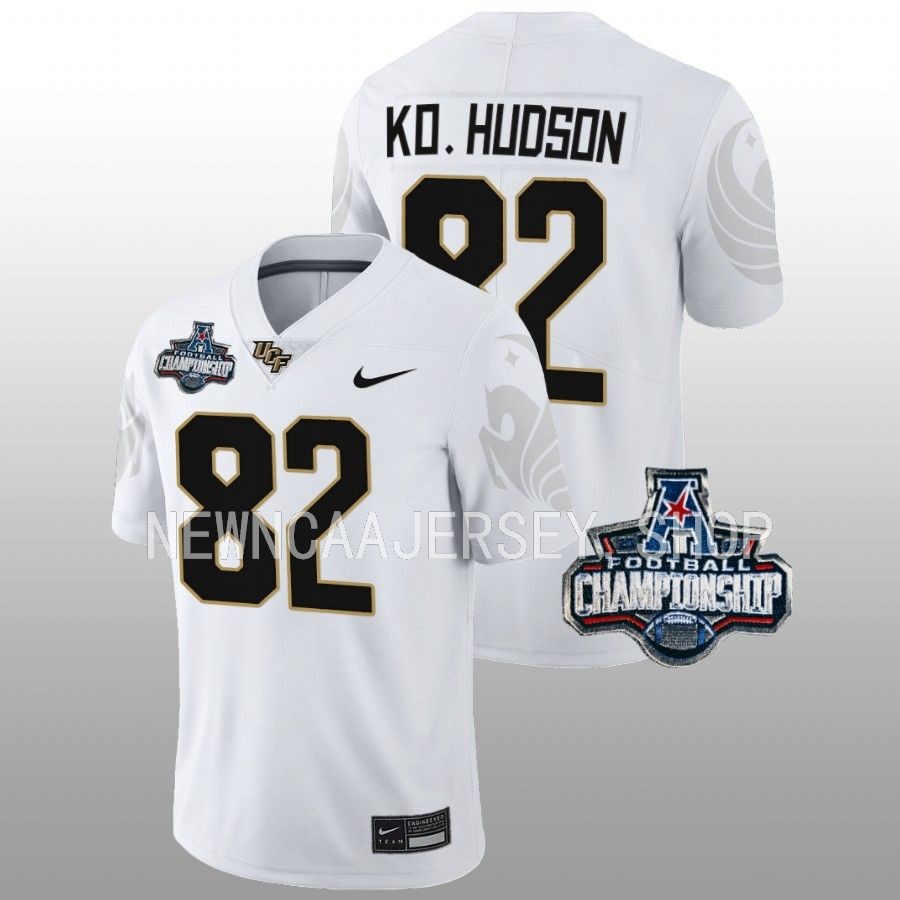 ucf knights alec holler white 2022 american championship football jersey