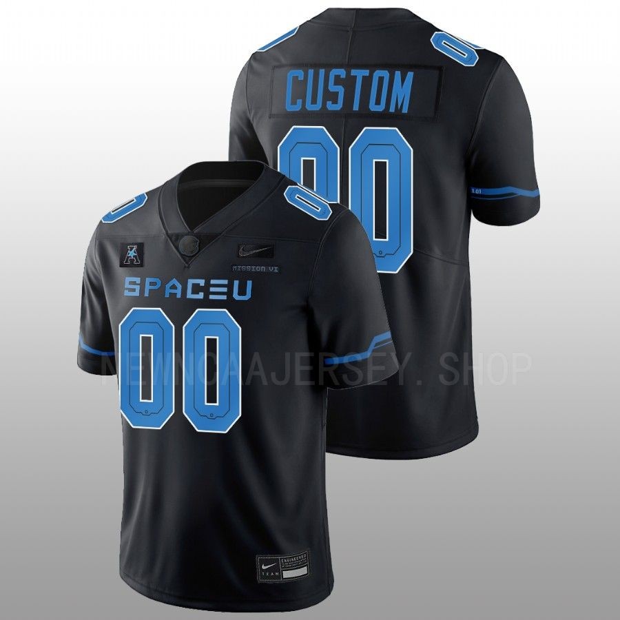 ucf knights custom black 2022 space game spaceu legend jersey