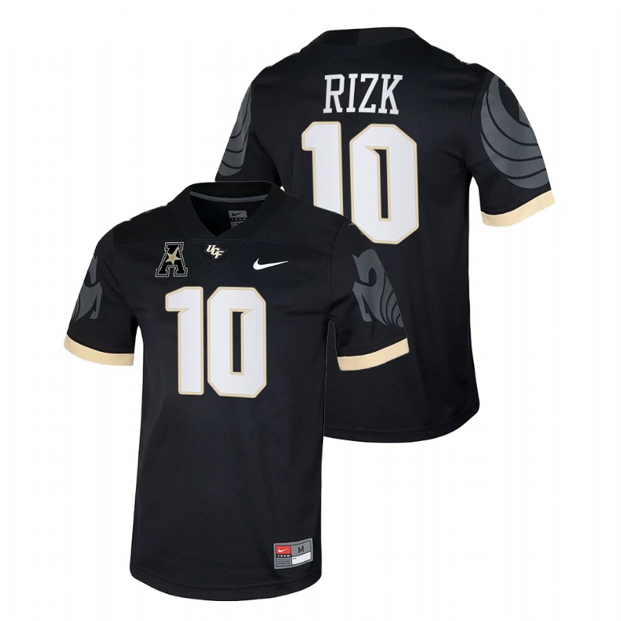 ucf knights dylan rizk black college football jersey