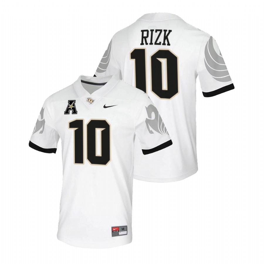ucf knights dylan rizk white college football jersey