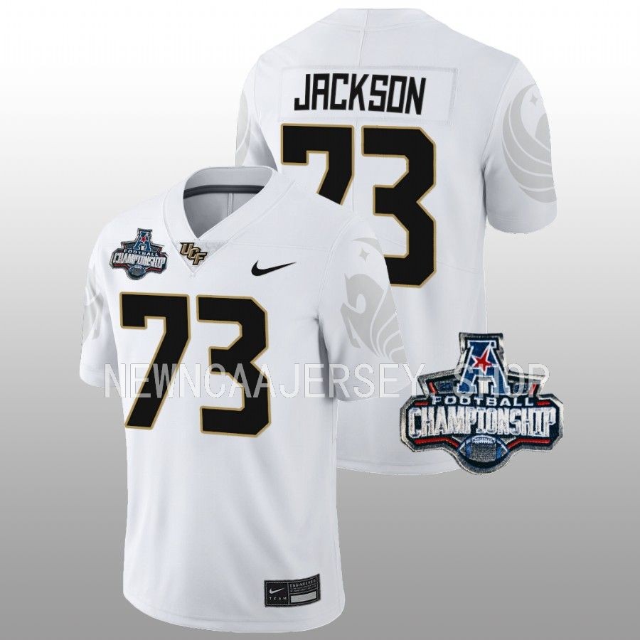 ucf knights samuel jackson white 2022 american championship football jersey