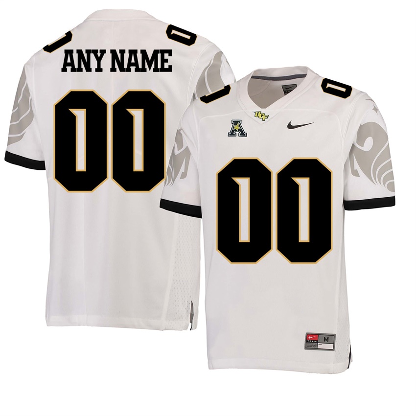 ucf knights white custom college football player jersey