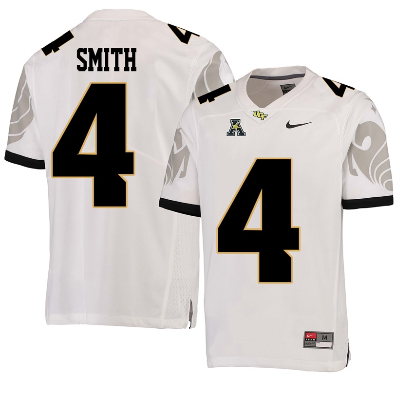 ucf knights white tre'quan smith college football player jersey