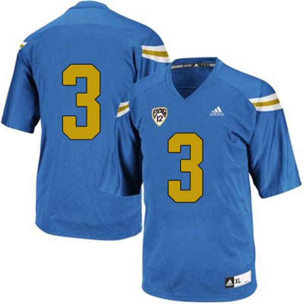 ucla bruins 3 josh rosen blue football jersey
