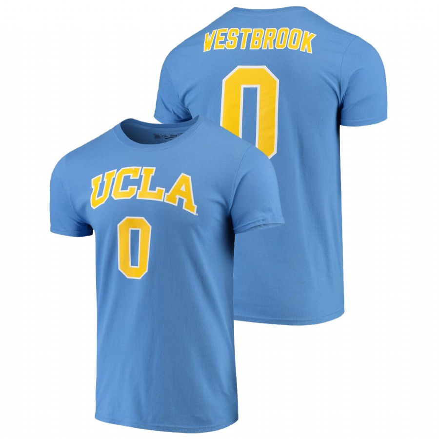 ucla bruins college russell westbrook blue alumni basketball men's t shirt