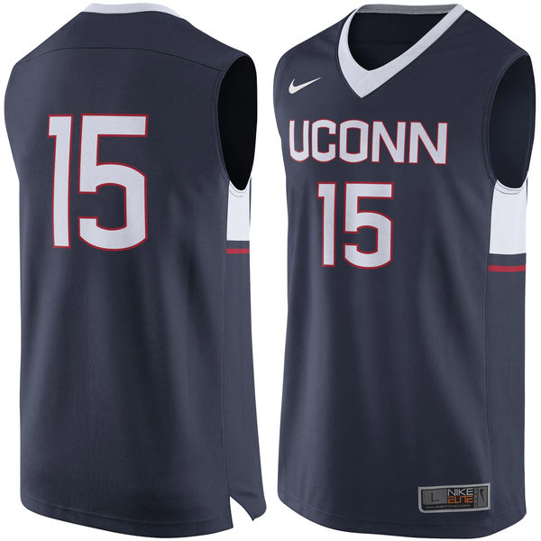 uconn huskies 15 navy basketball youth jersey