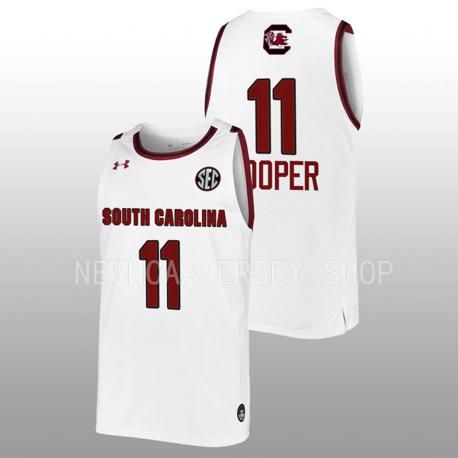 unisex south carolina gamecocks talaysia cooper 2022 23 women's basketball white jersey