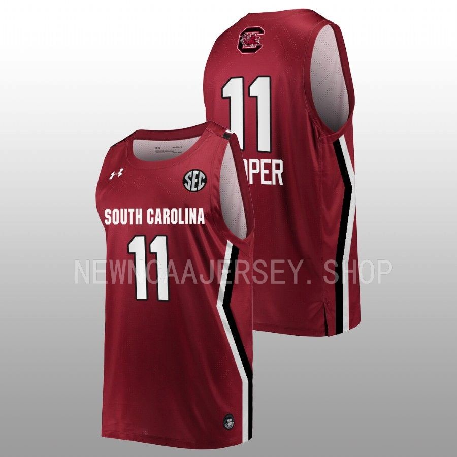 unisex south carolina gamecocks talaysia cooper 2022 23 women's basketball wine jersey