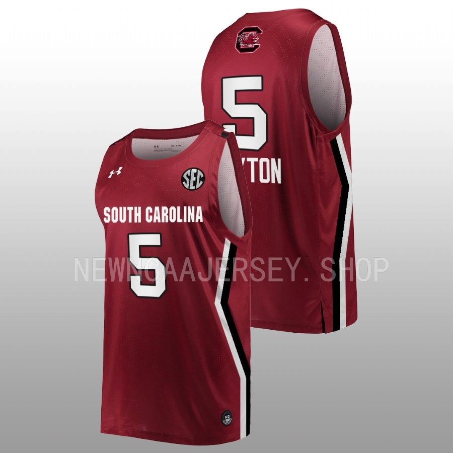 unisex south carolina gamecocks victaria saxton 2022 23 women's basketball wine jersey