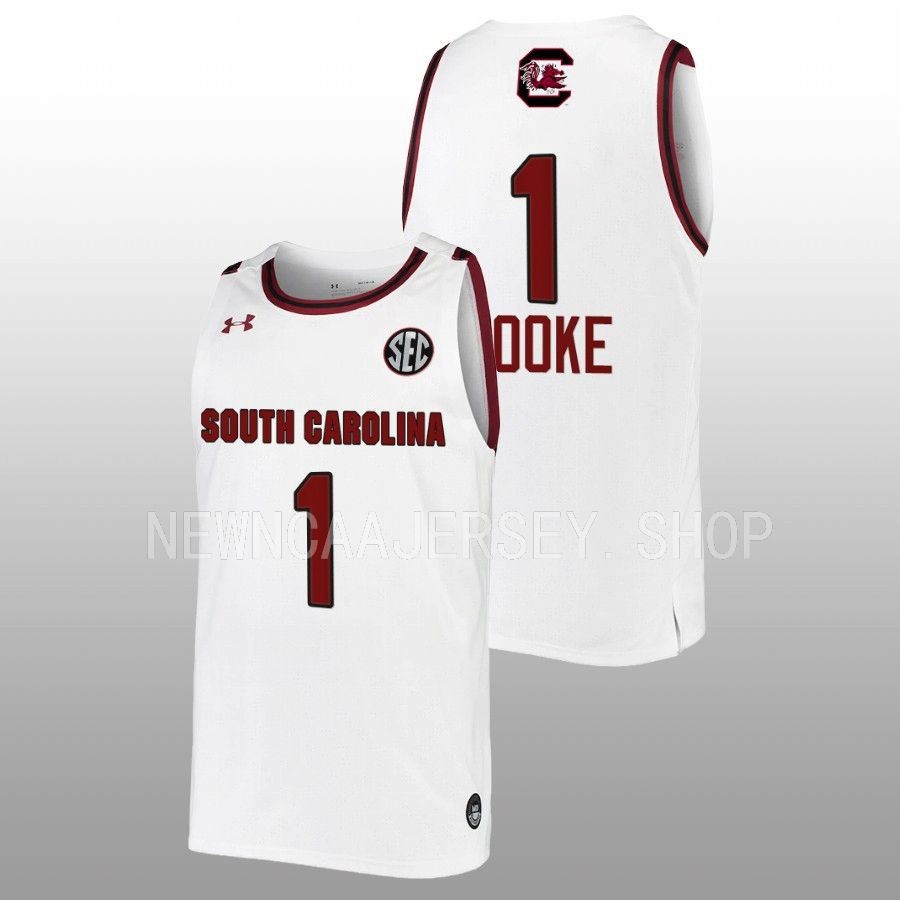 unisex south carolina gamecocks zia cooke 2022 23 women's basketball white jersey