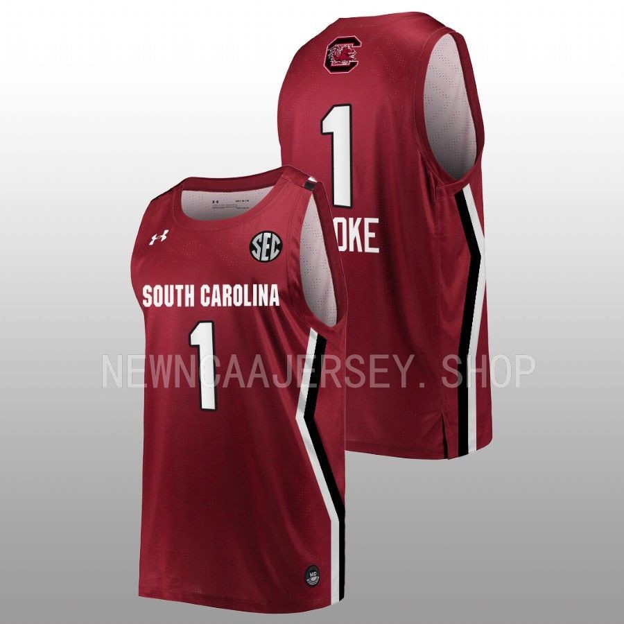 unisex south carolina gamecocks zia cooke 2022 23 women's basketball wine jersey