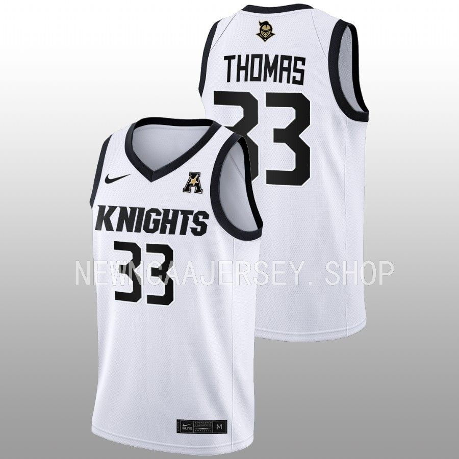unisex ucf knights destiny thomas 2022 23 home women's basketball white jersey