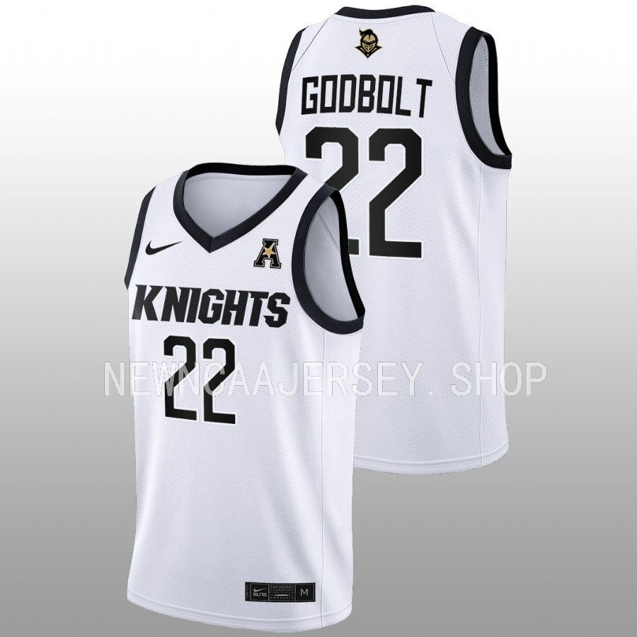 unisex ucf knights sierra godbolt 2022 23 home women's basketball white jersey