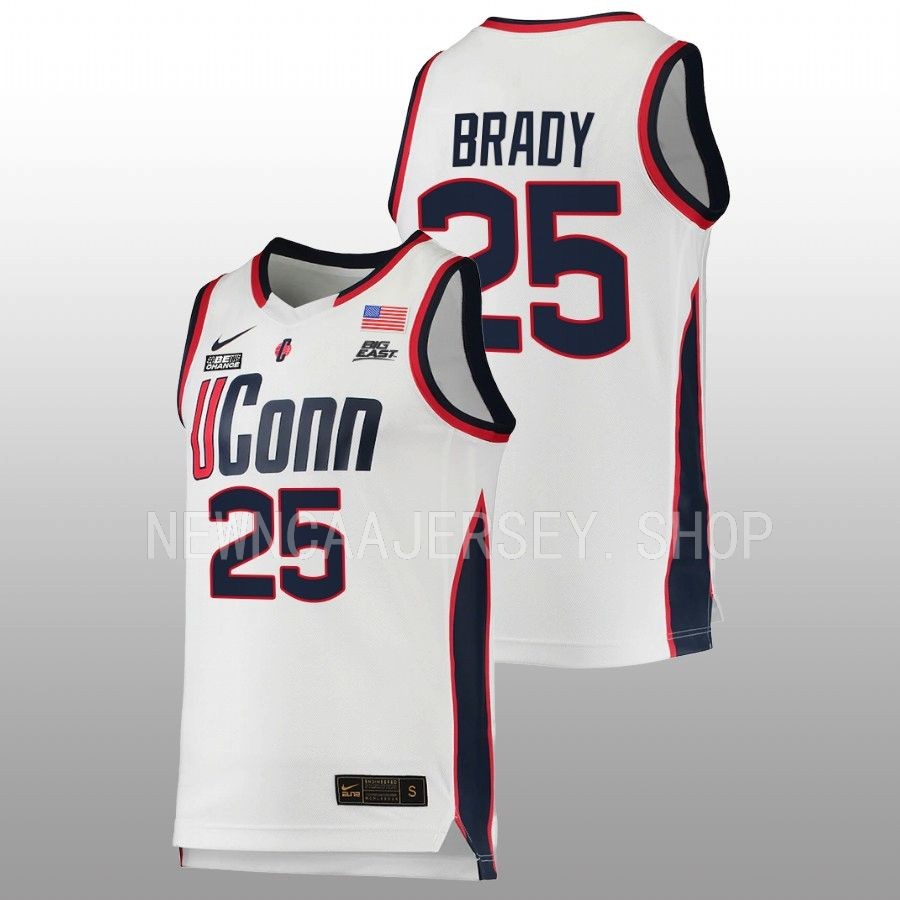 unisex uconn huskies ice brady 2022 23 replica women's basketball white jersey