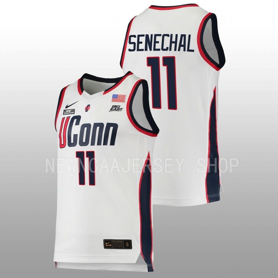 unisex uconn huskies lou lopez senechal 2022 23 replica women's basketball white jersey