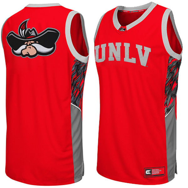 unlv rebels scarlet basketball jersey