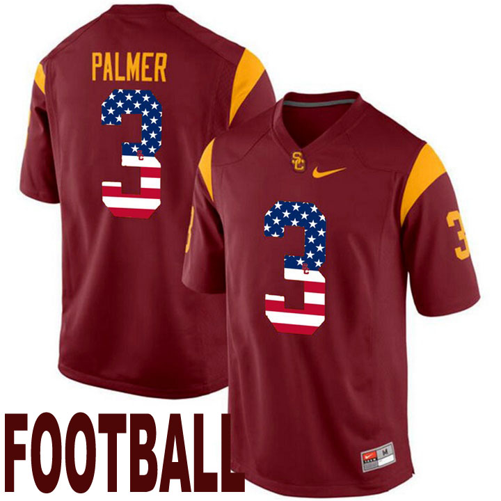 usc trojans maroon 3 carson palmer usa flag college football fashion jersey
