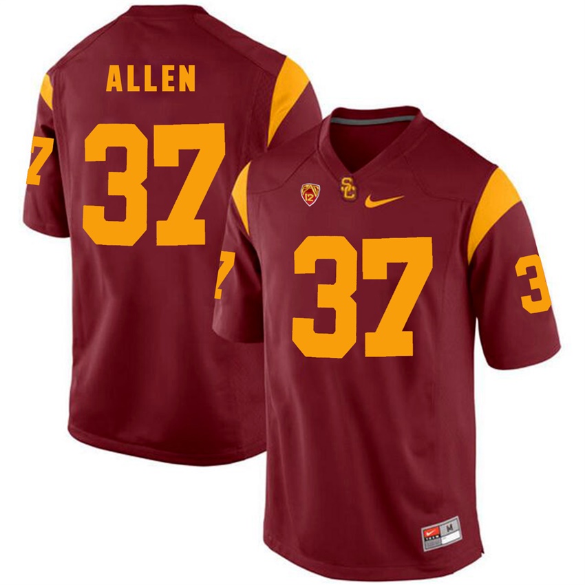 usc trojans red javorius allen college football jersey