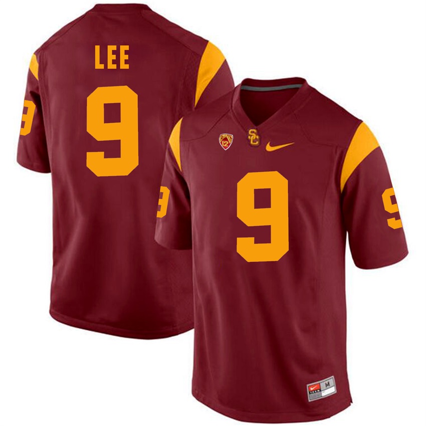 usc trojans red marqise lee college football jersey