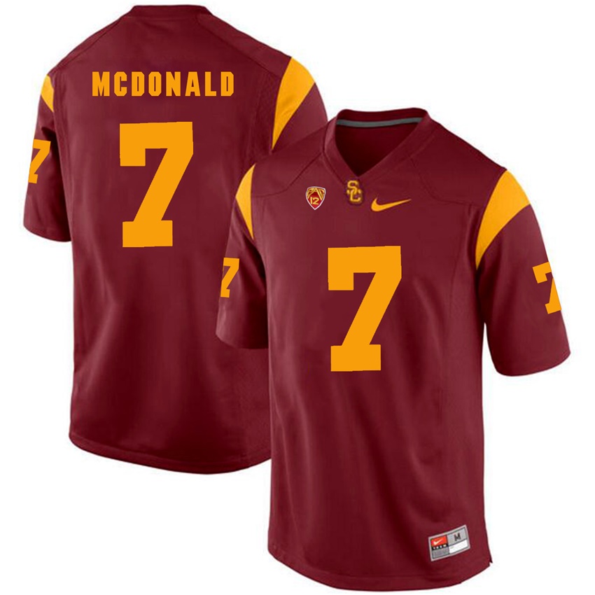 usc trojans red t.j. mcdonald college football jersey