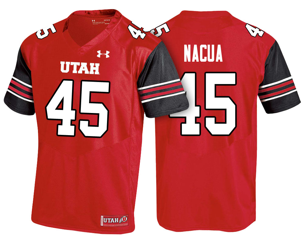 utah utes red samson nacua college football jersey