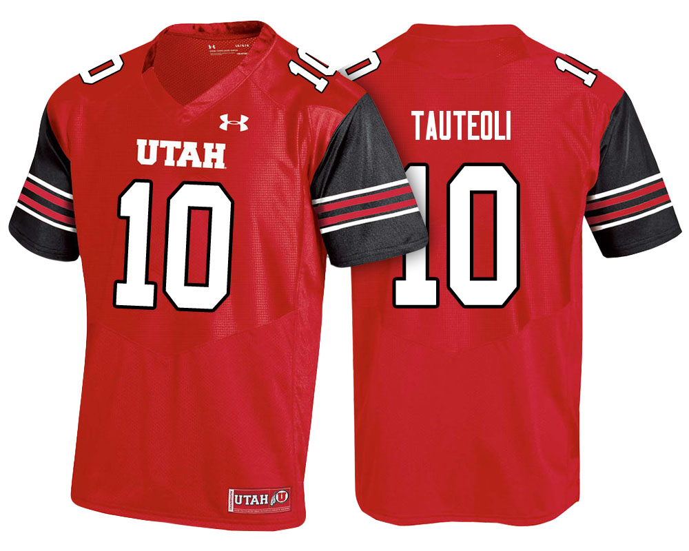 utah utes red sunia tauteoli college football jersey