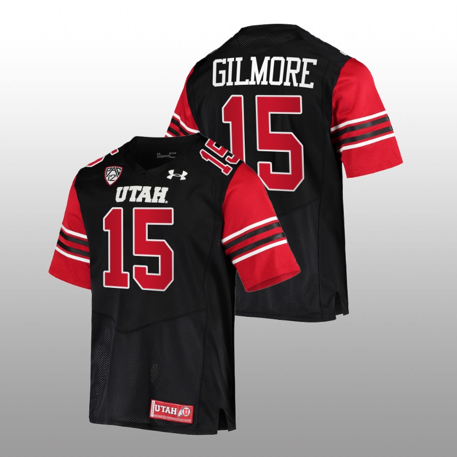 utah utes tiquan gilmore black college football jersey