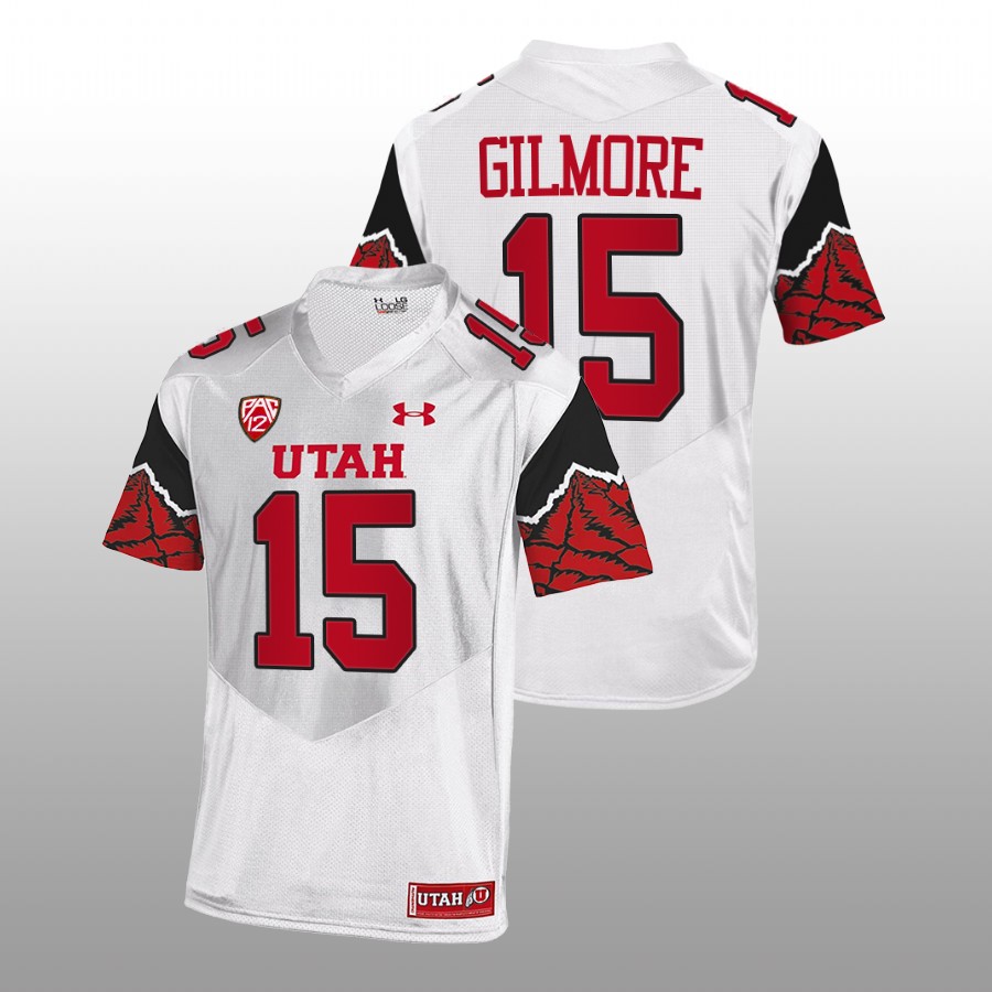 utah utes tiquan gilmore white college football jersey