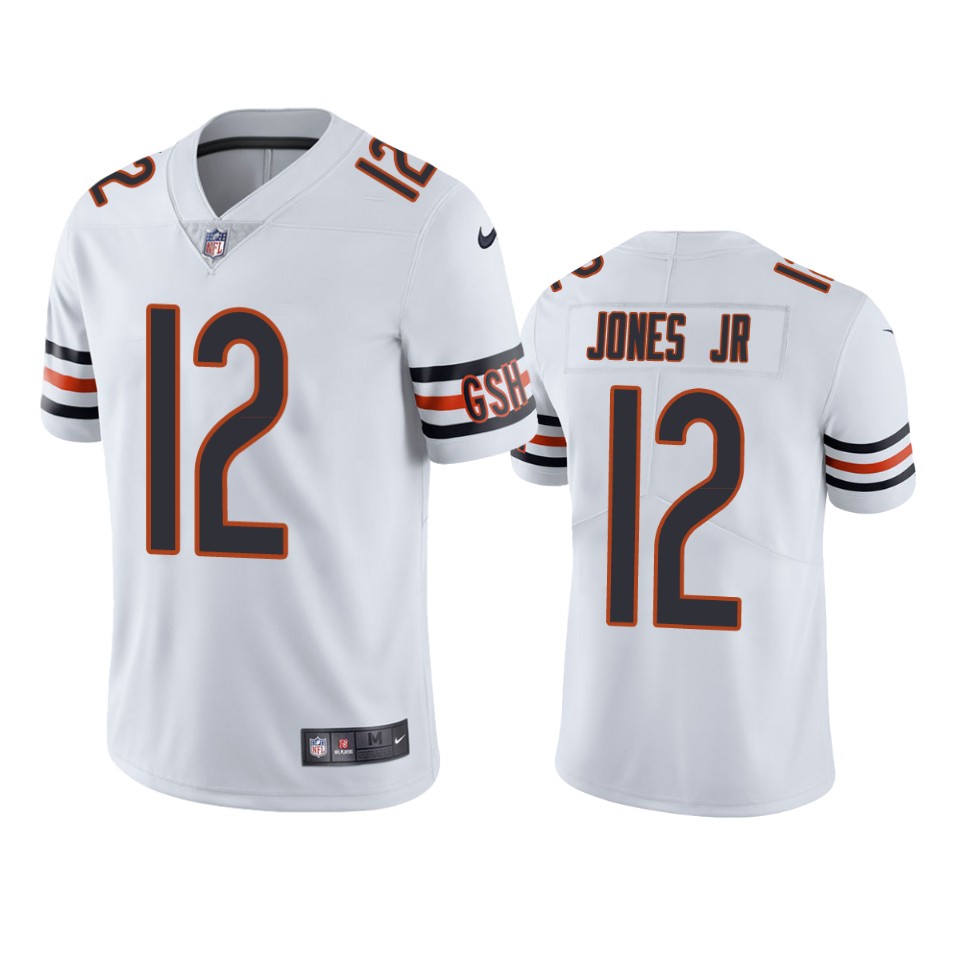 velus jones jr. bears vapor limited white jersey