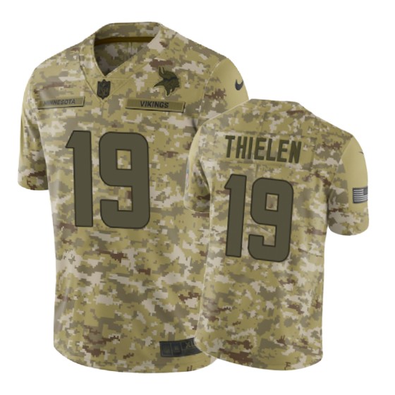 vikings 19 adam thielen 2018 salute to service jersey