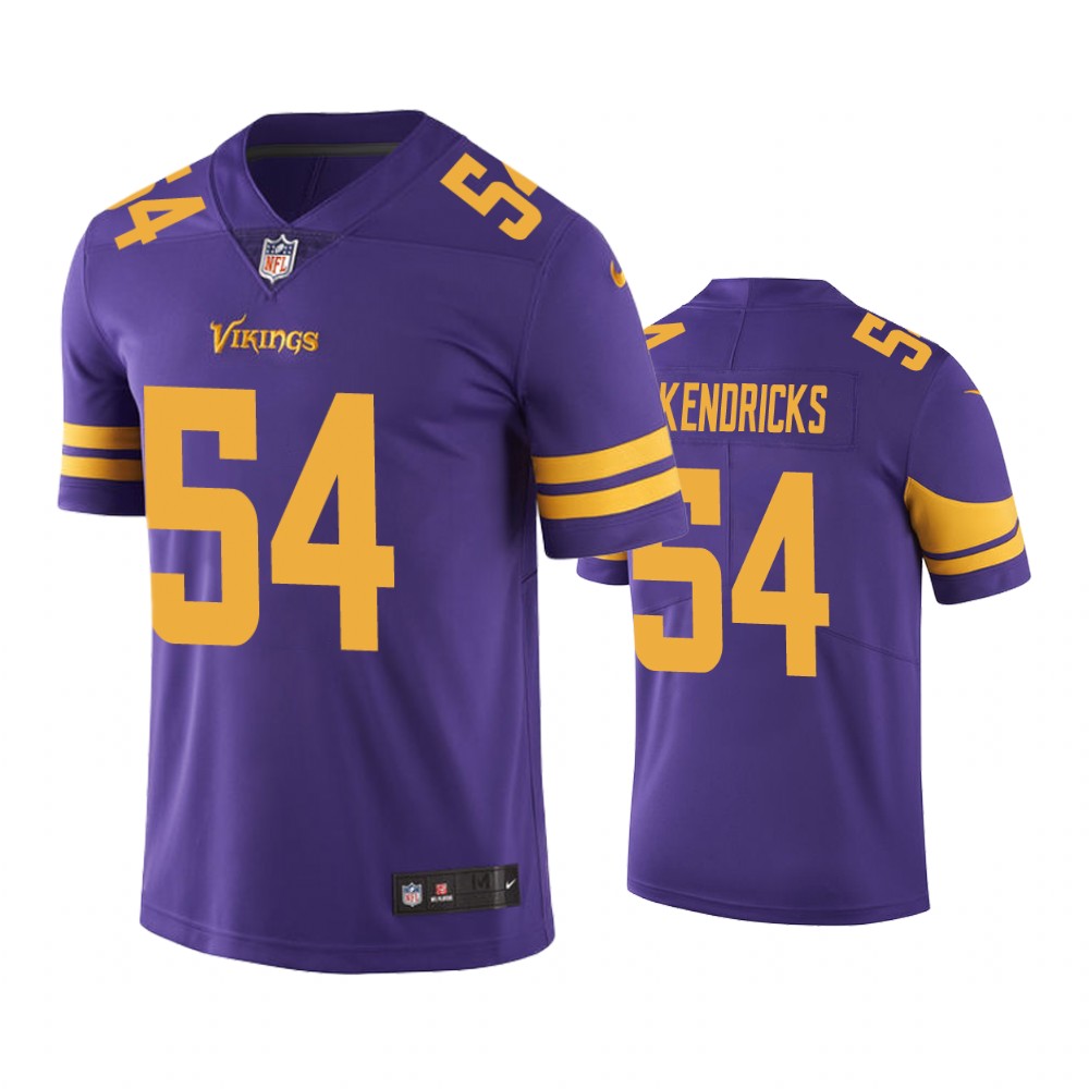 vikings 54 eric kendricks purple color rush limited jersey